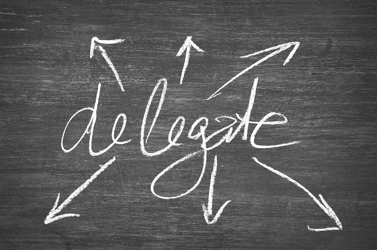 delegate, board, instruct